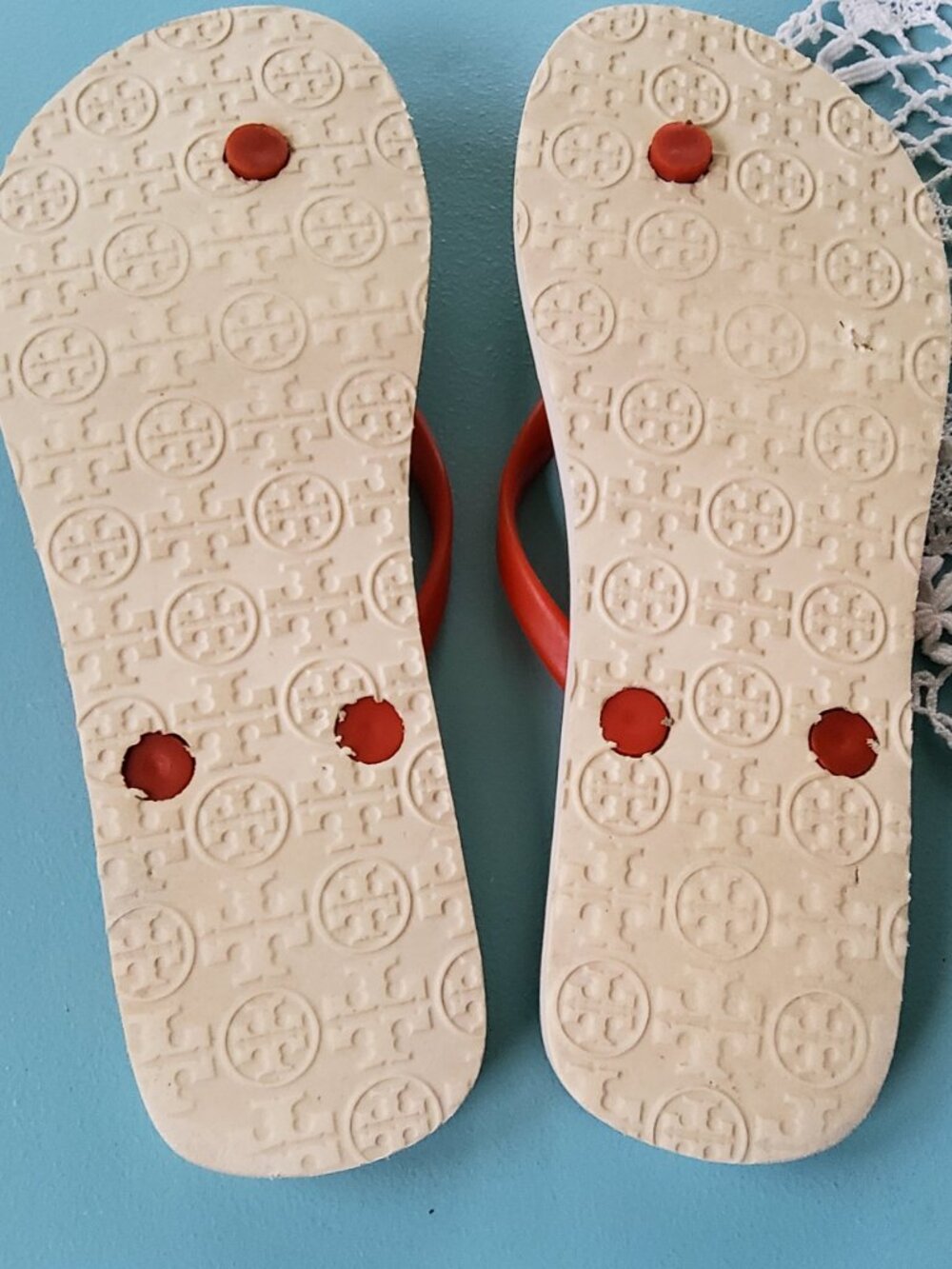 Tory burch Flip Flops Size 7 - Picture 3 of 3
